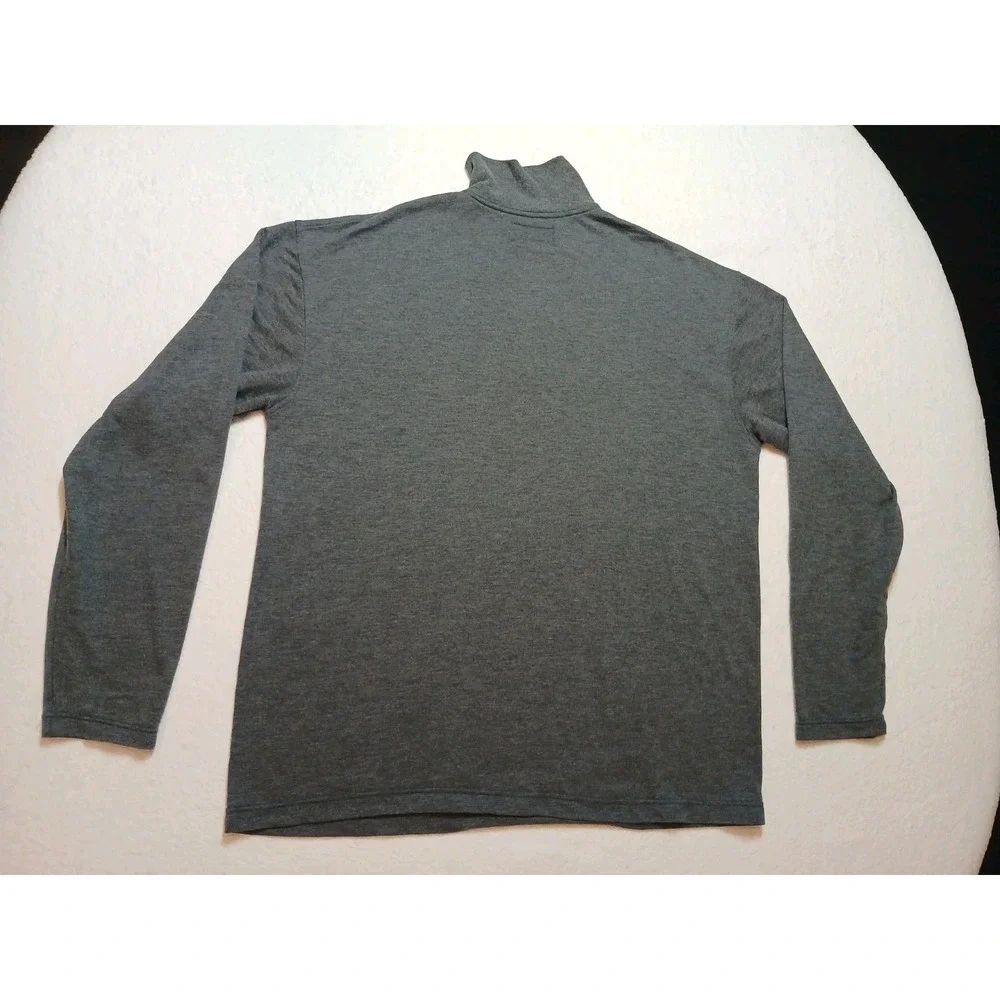 Polo Ralph Lauren Sweater Mens Size Size L Grey 1/4 Zip Pullover Jacket